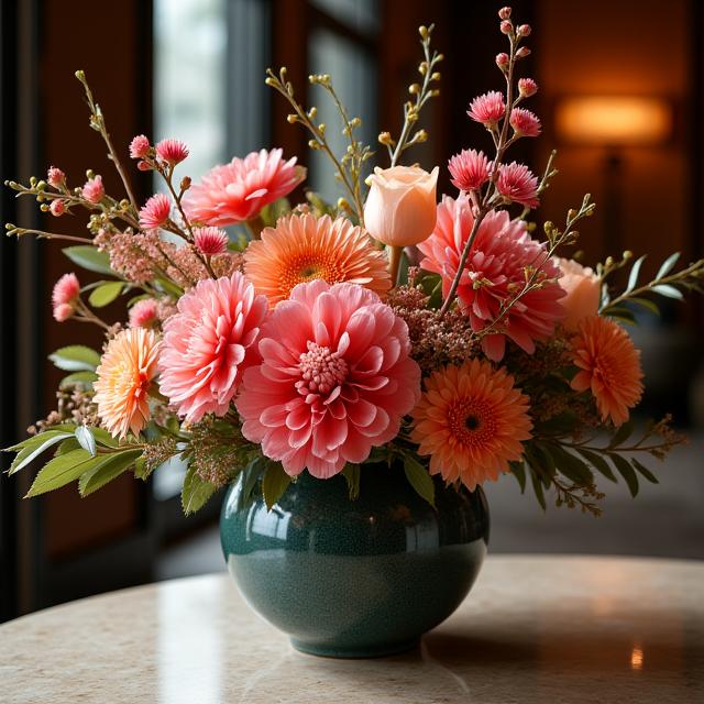 An exquisite custom Ikebana arrangement for a special event.